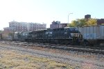 NS 3667 and 9854 as mid-train DPUs on 12 at Altoona PA